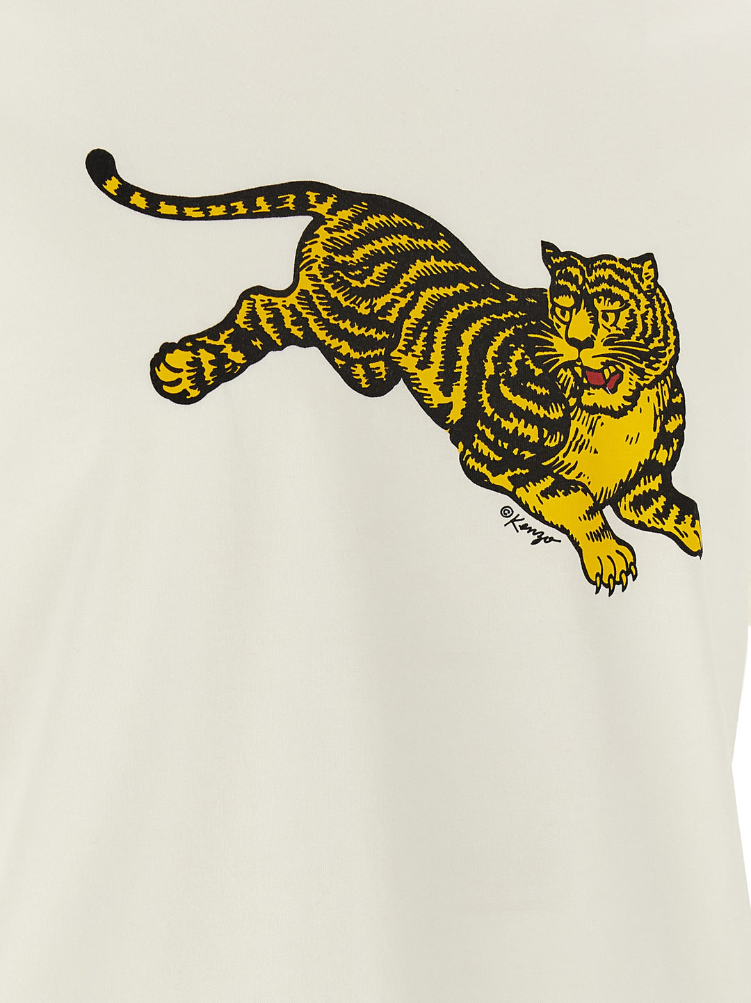 Kenzo Kenzo Jumping Tiger T shirt - Bianco | ea752e71d83d49d2d74d0a38b2ab732dd484be0e