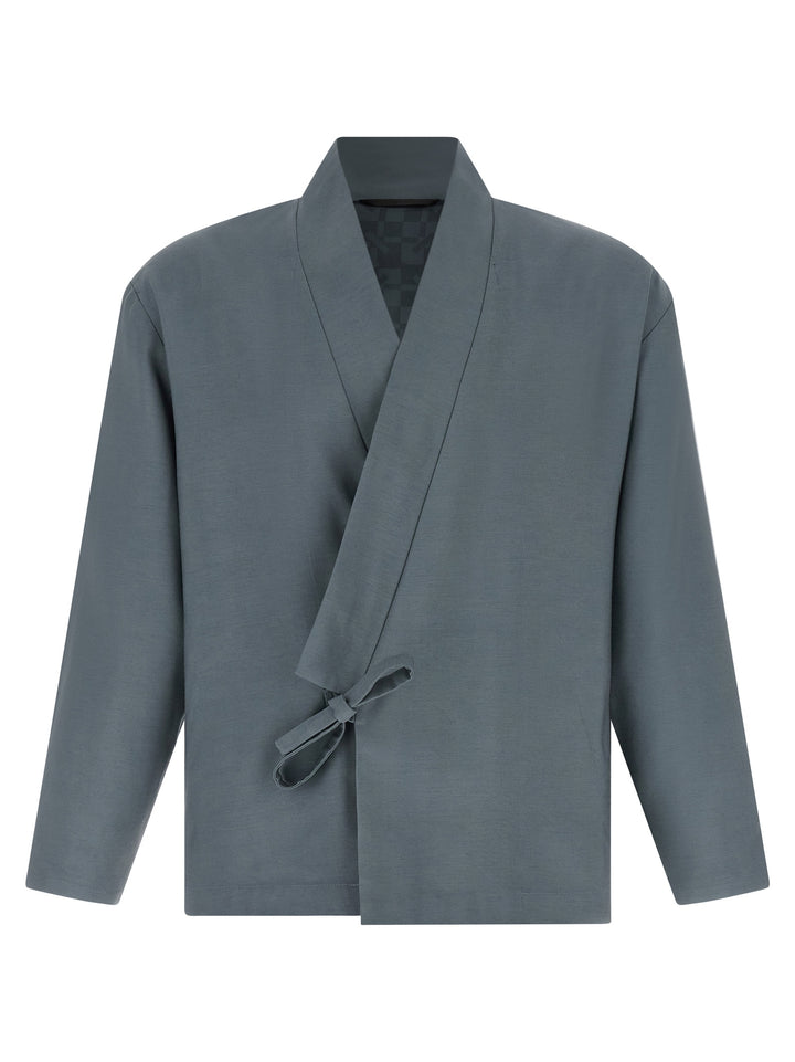 Kenzo Kimono Blazer - Grigio | f2c468f7da01b4e7930f1b31e0af8475013bb8b5