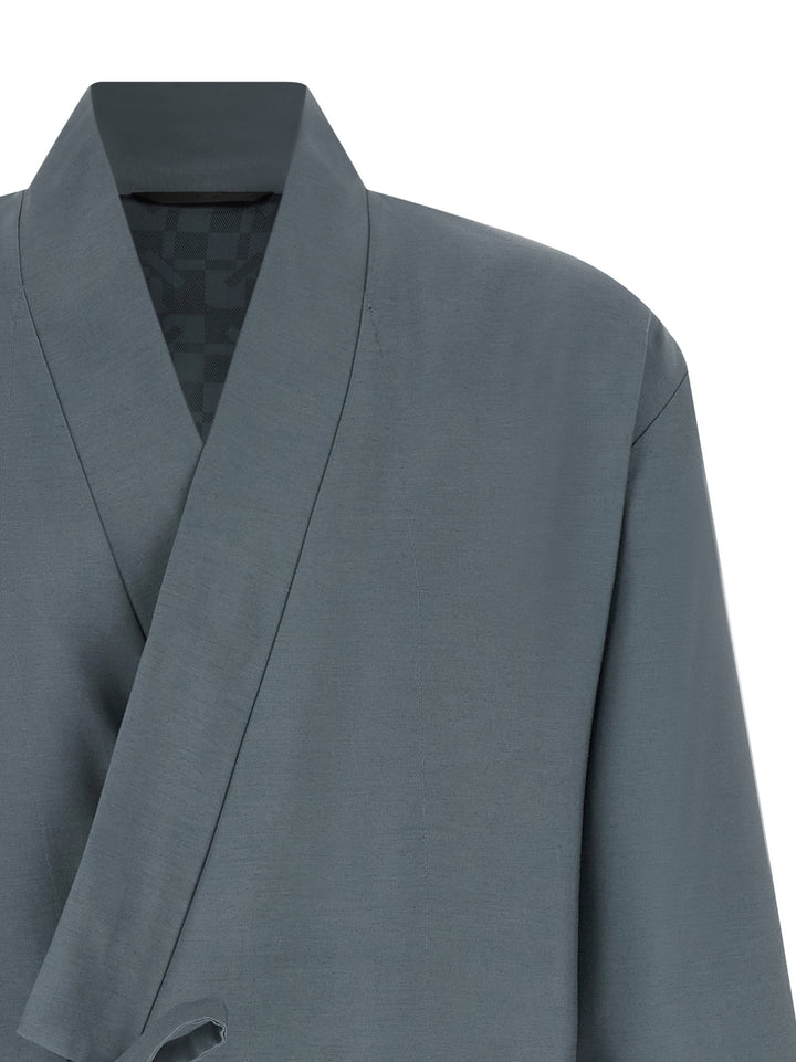 Kenzo Kimono Blazer - Grigio | 460a6032e1dedae555468b0d845b259cfe72099c