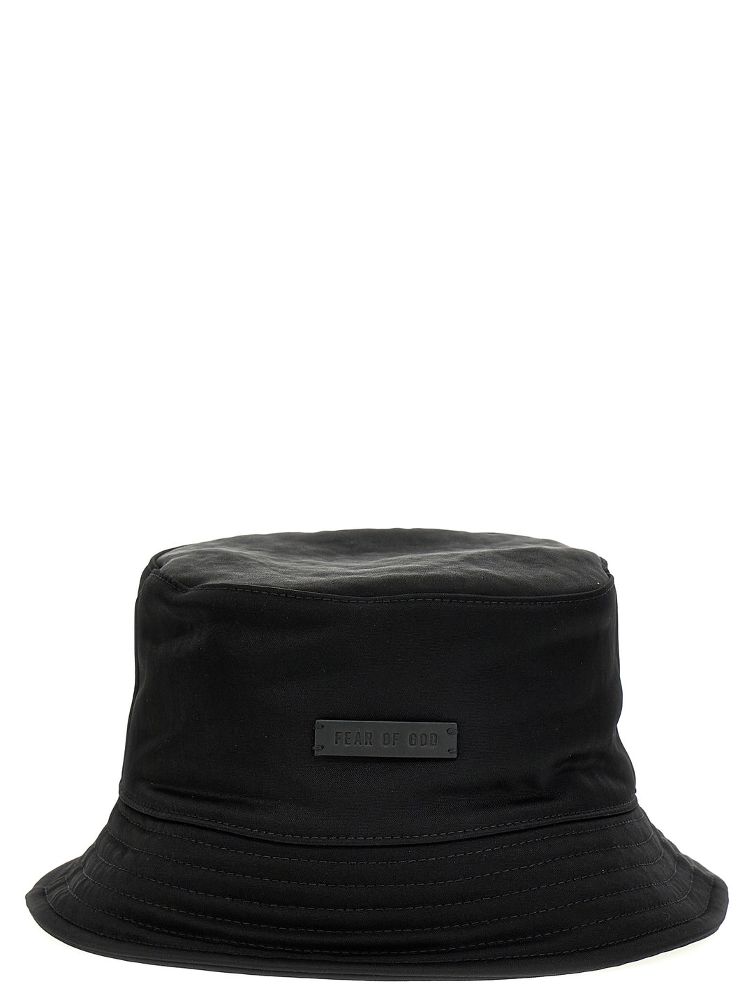 Fear Of God Logo Patch Bucket Hat Cappelli - Nero | 340b5f337c3d87342bc260d7ac3edc2b4cac65b5