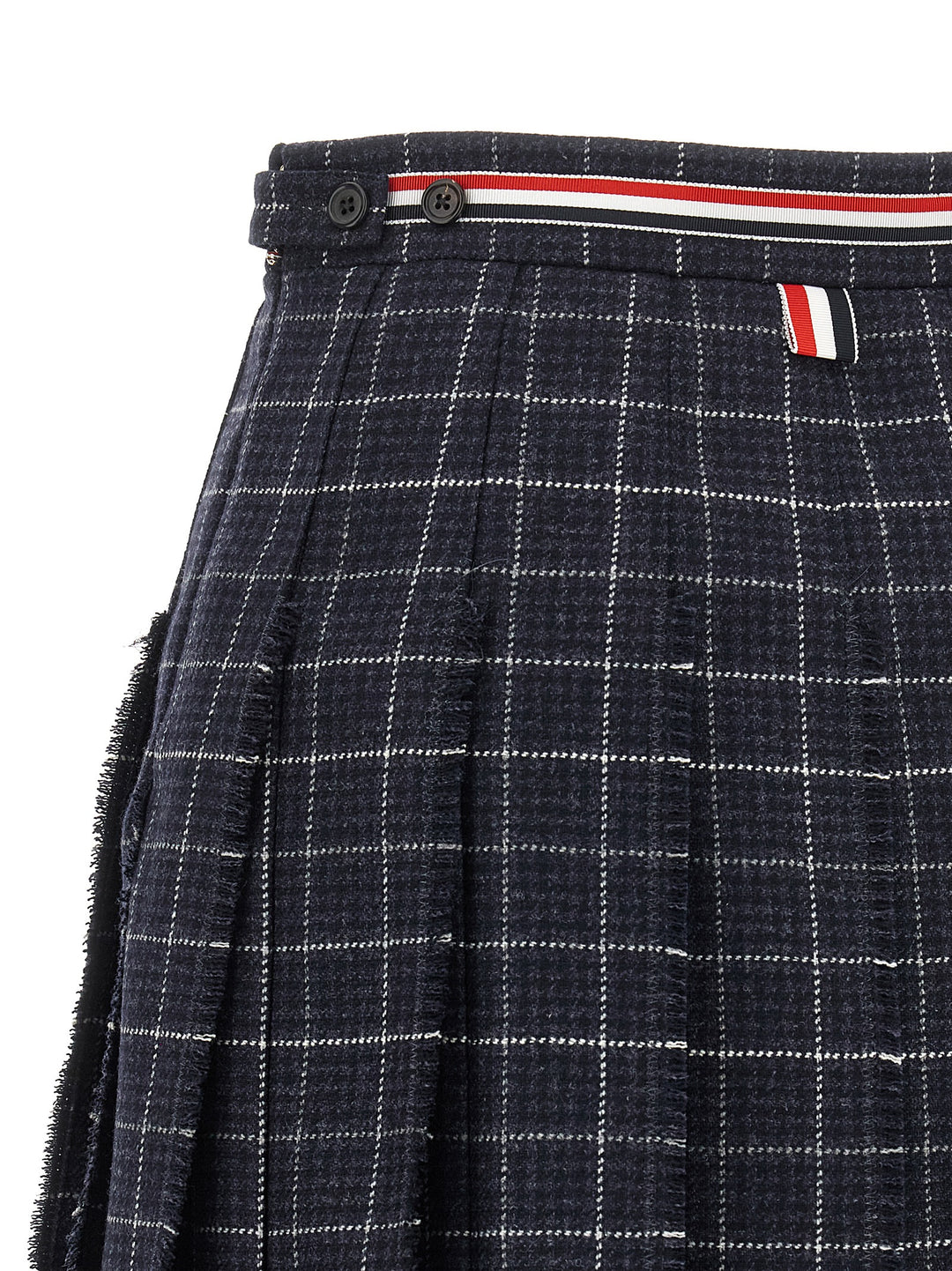 Thom Browne Rwb Gonne - Blu | f2b1a59230b9ad4d06038c793e47abf185248f3f