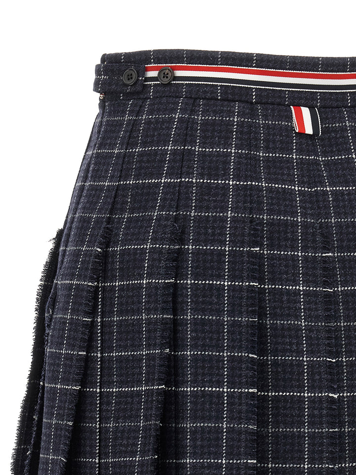 Thom Browne Rwb Gonne - Blu | f2b1a59230b9ad4d06038c793e47abf185248f3f
