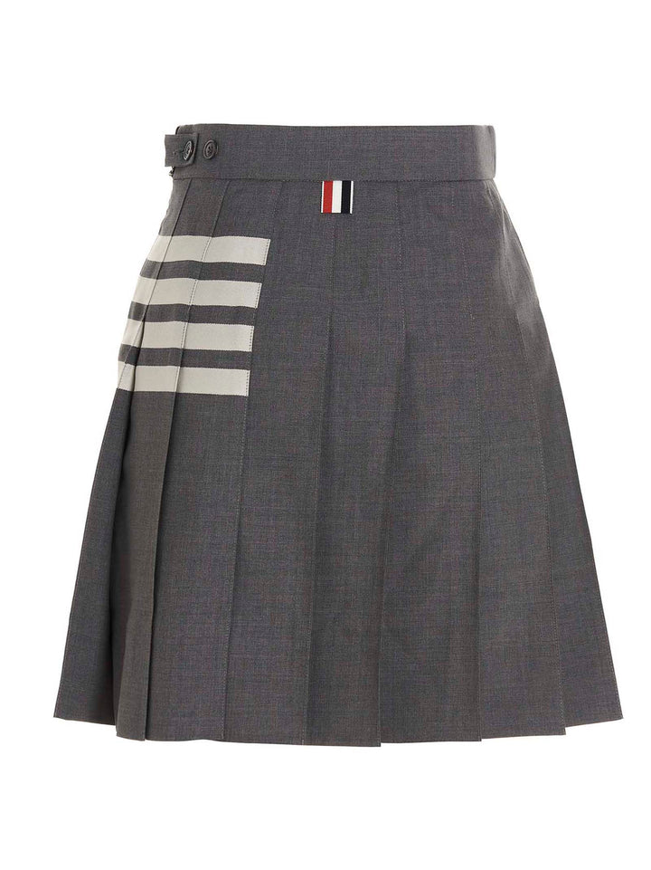 Thom Browne 4 Bar Gonne - Grigio | 316719a69ec9a3358b63924ef53f7757d258db75