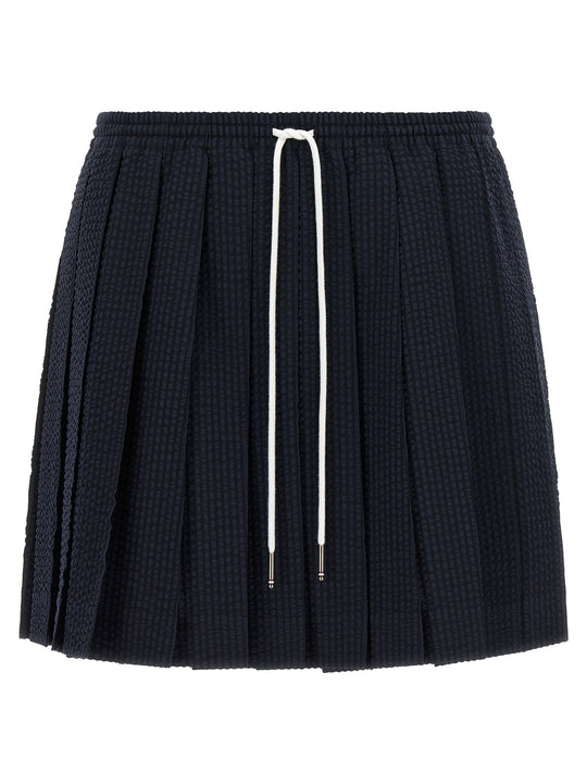 Striped Skirt Gonne Blu