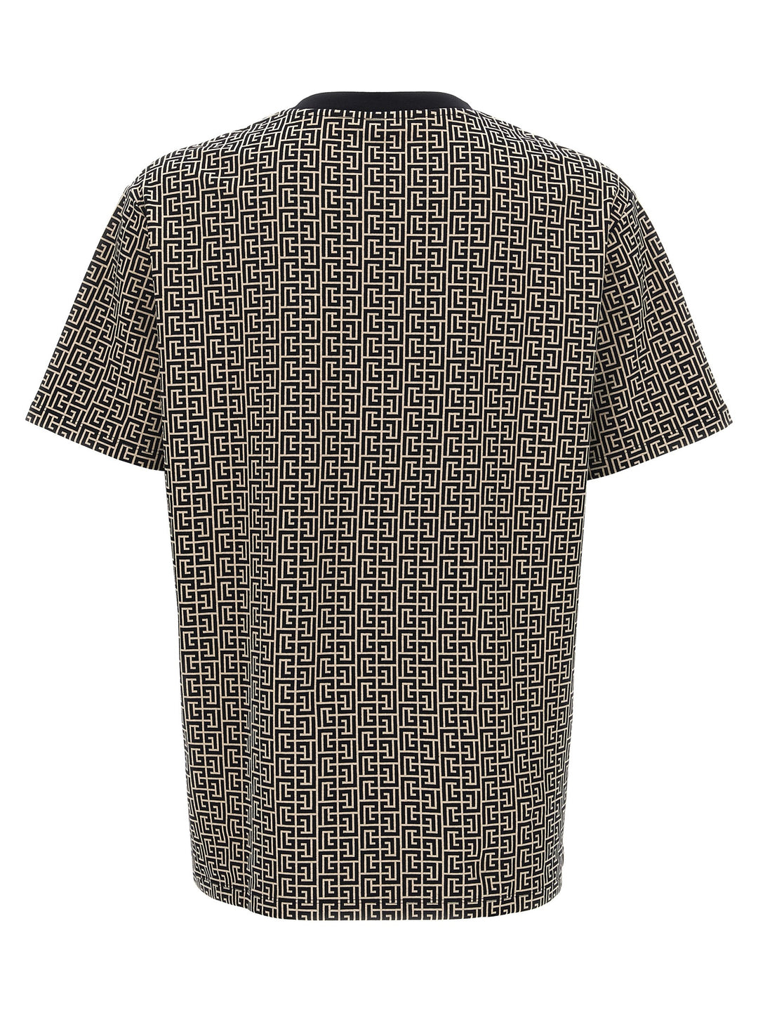 Balmain Monogram Couture T shirt - Bianco/Nero | a83e342bbe37b8ab23bc62998155c85288220861