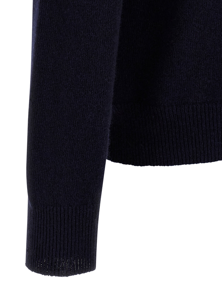 Balmain Eco-Cashmere Cardigan Maglioni - Blu | be4b1a3326c9b2ab67676a27f0a642d5b3e959bf