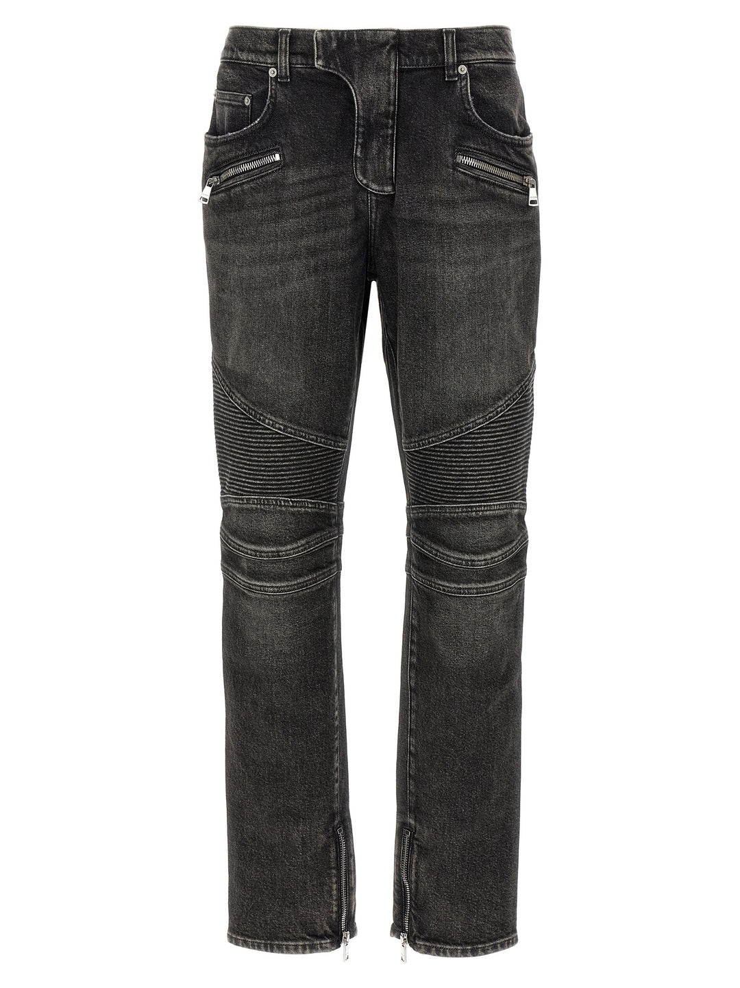 Balmain Biker Jeans - Grigio | 34b9cf123ded4fae0c765f7257a52112d4b75798