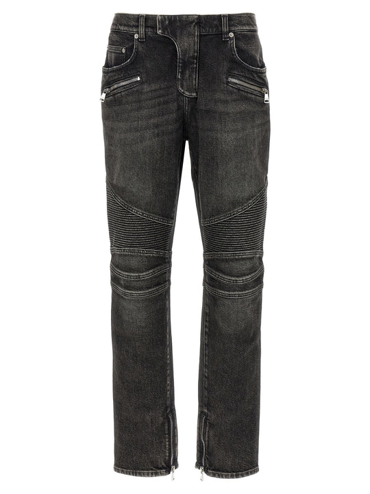 Biker Jeans Grigio