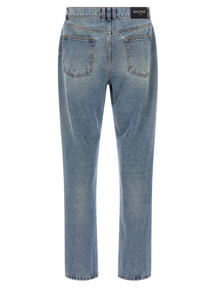Balmain Denim Jeans - Blu | e8e5c6d39e64d3a46e5913f807452cfc97a668c5