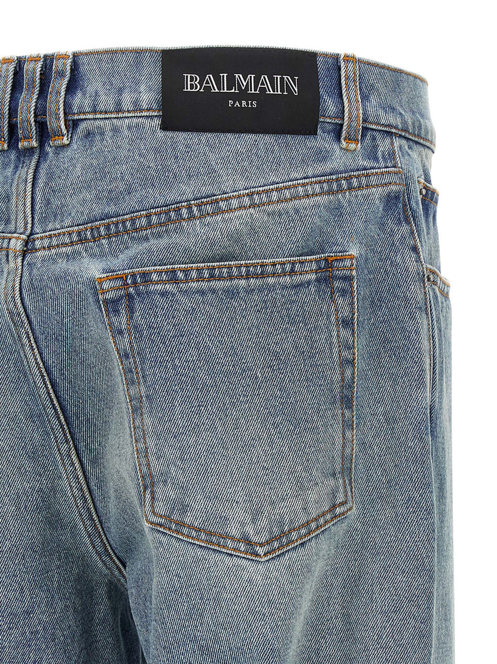 Balmain Denim Jeans - Blu | d0cee52069b67ccc8f47ab277fa090ab7cad125d