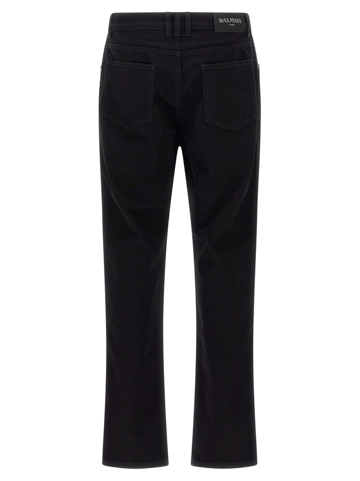 Balmain Regular Jeans - Nero | 6c04afa5ded6479a9719aebbf36af59e5649866b