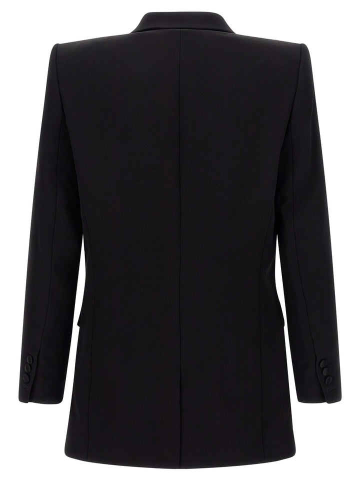Balmain Leaf Embroidery Blazer - Nero | 11005e1e232d2e4b46559f82e5d2dd59f01dcadd