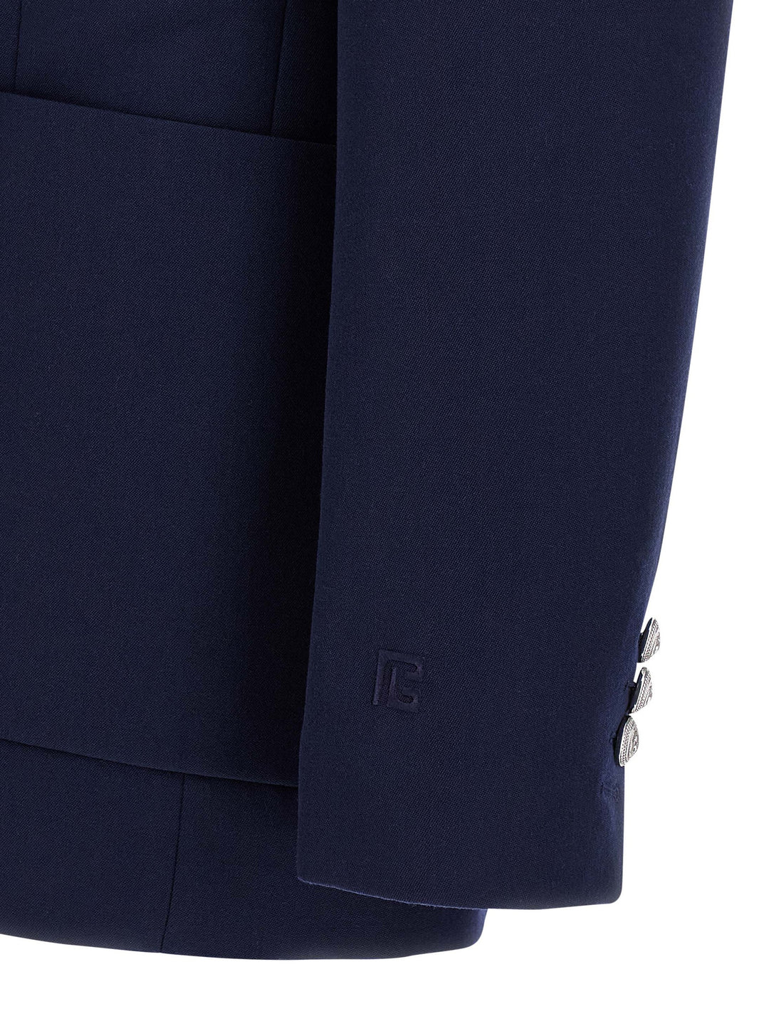 Balmain Grain De Poudre Blazer - Blu | 12f89e018c92406011a7c23bdf7bf3a971160404
