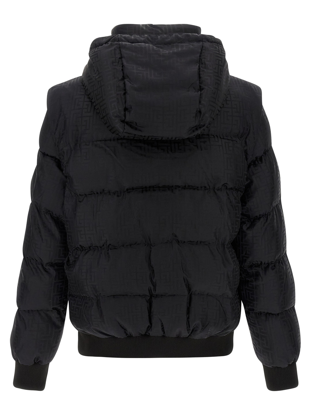 Balmain Monogram Pb Labirinto Puffer Jackets - Nero | a4b6ed19cdbcaa77c64bc316ee0be5be1053367d