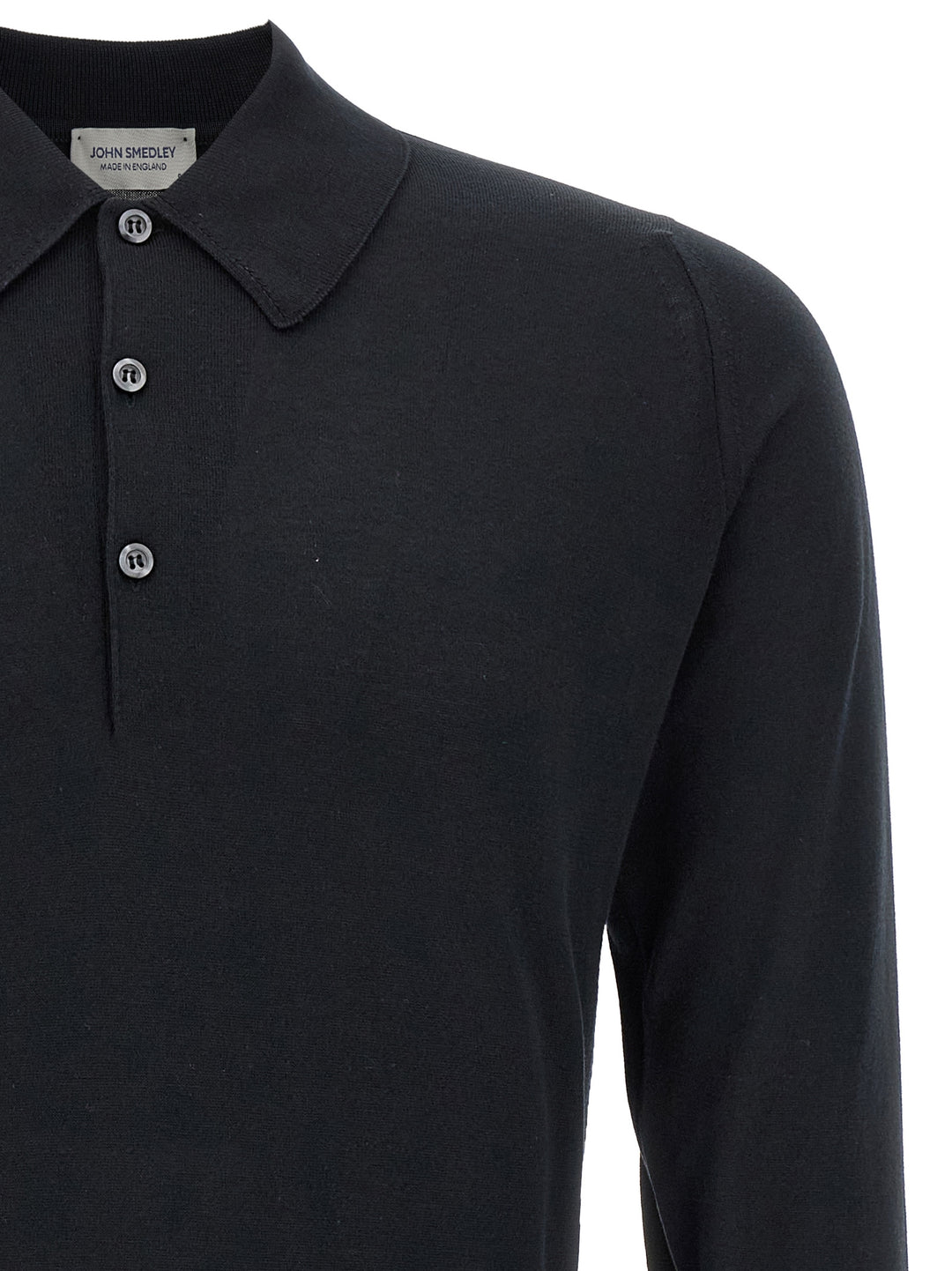 John Smedley Finchley Polo - Nero | 2fc0068c9aefead2a668701f127a77fb3a343aea