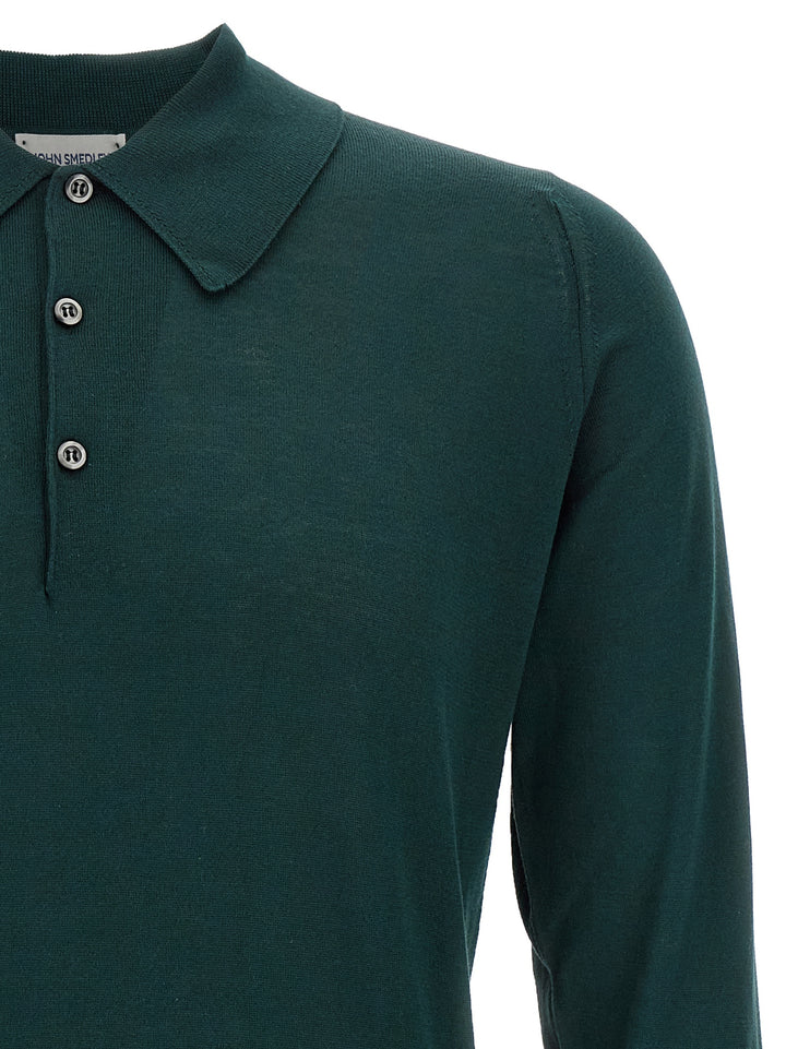 John Smedley Finchley Polo - Verde | 1e55d43650b41a5aab86858796bc7ec2972c4196