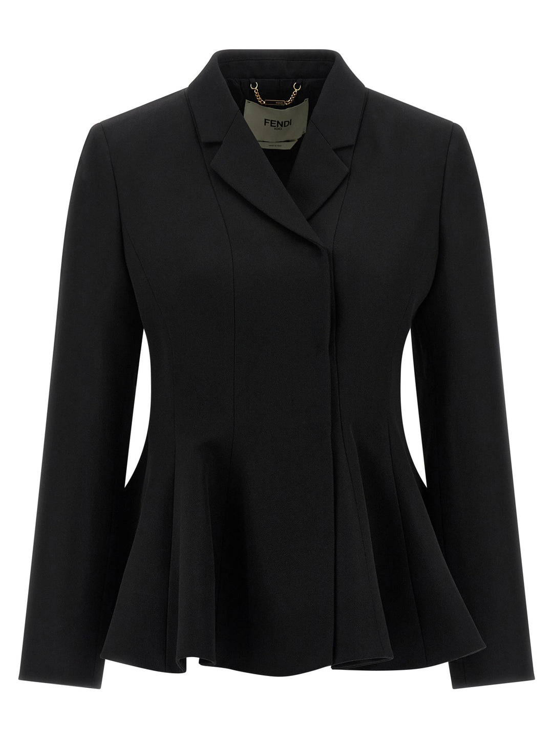 Fendi Grain De Poudre BlazerS - Nero | 21190e504170a964588619ceb8fc0f8f53bf952f
