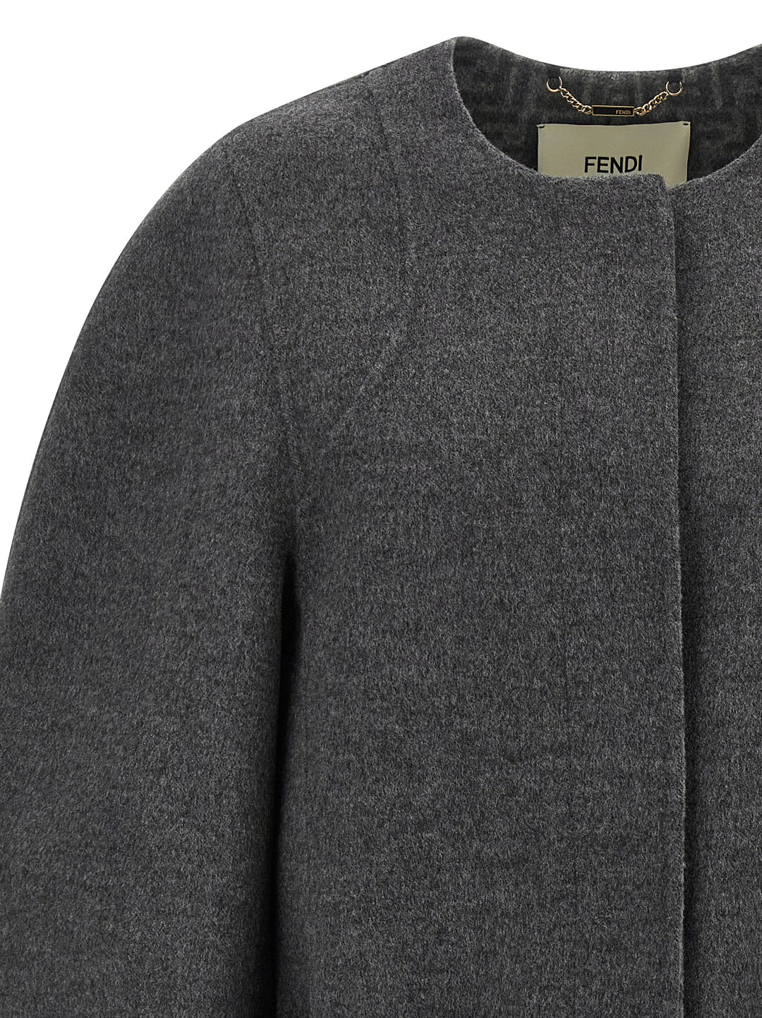 Fendi Blouson Cocoon Puffer Jackets - Grigio | ac4f7be0f482106050615b78f6efdd6ffa7d1d77