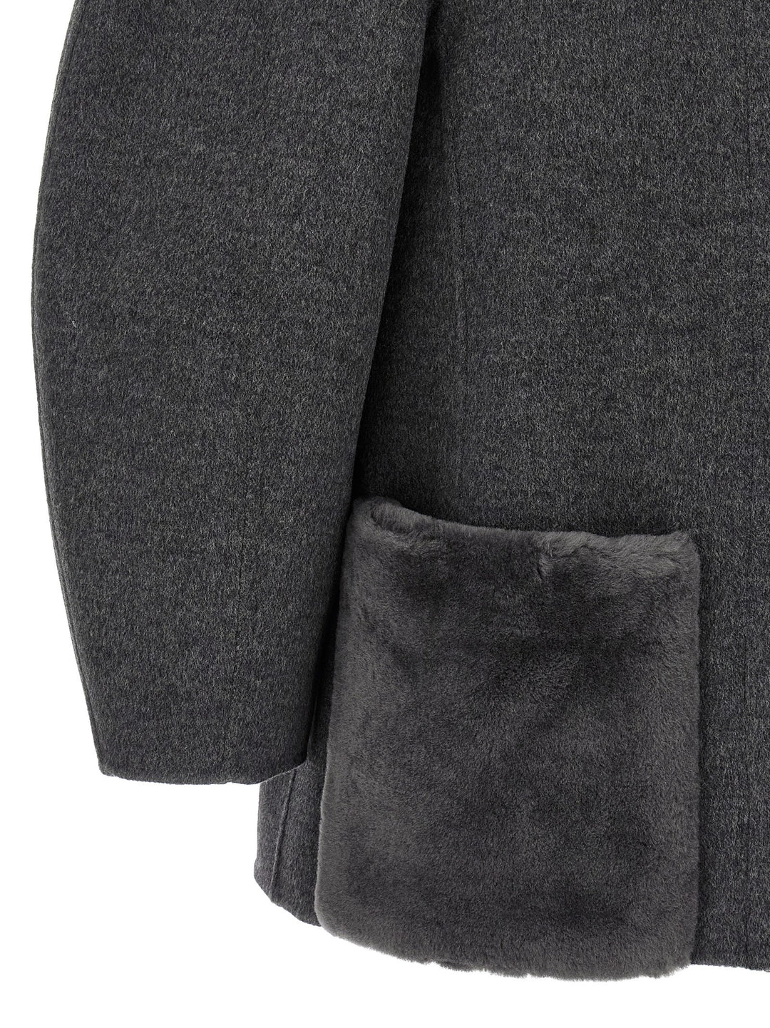 Fendi Blouson Cocoon Puffer Jackets - Grigio | 68c3ba348ed04396fe11361a2b0ddfc55c0f2bd0