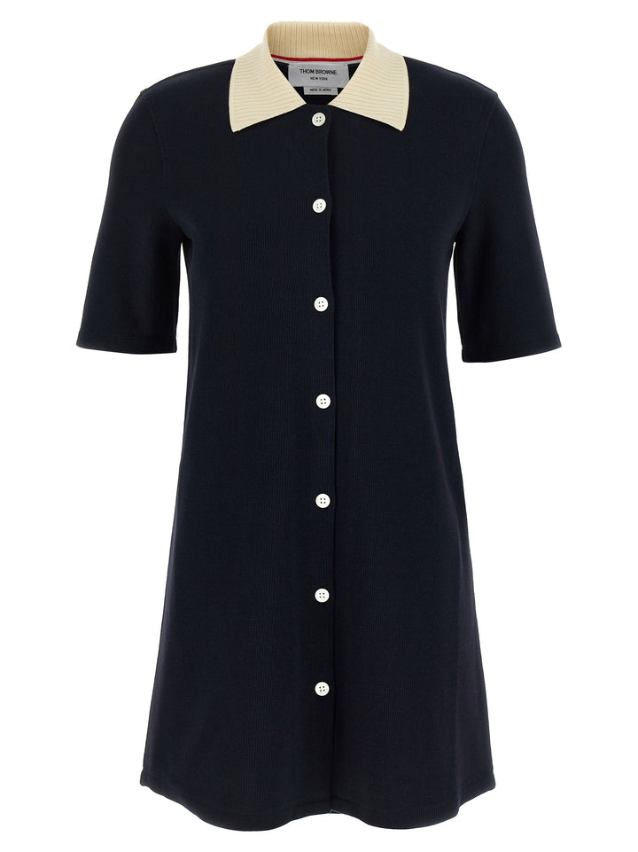 Thom Browne Polo Dress Abiti - Blu | 4e852b5970d86957a89bee7975bc79931ff4f462