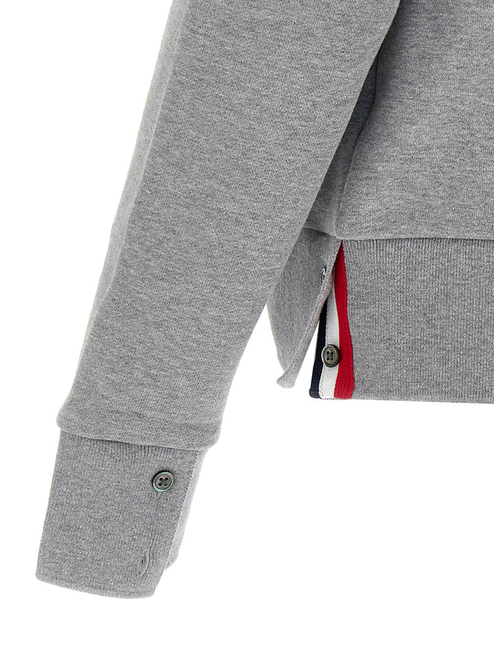Thom Browne 4 Bar Cardigan Maglioni - Grigio | e7804688e64430fda493ac49b3ed50abc2bb90ea