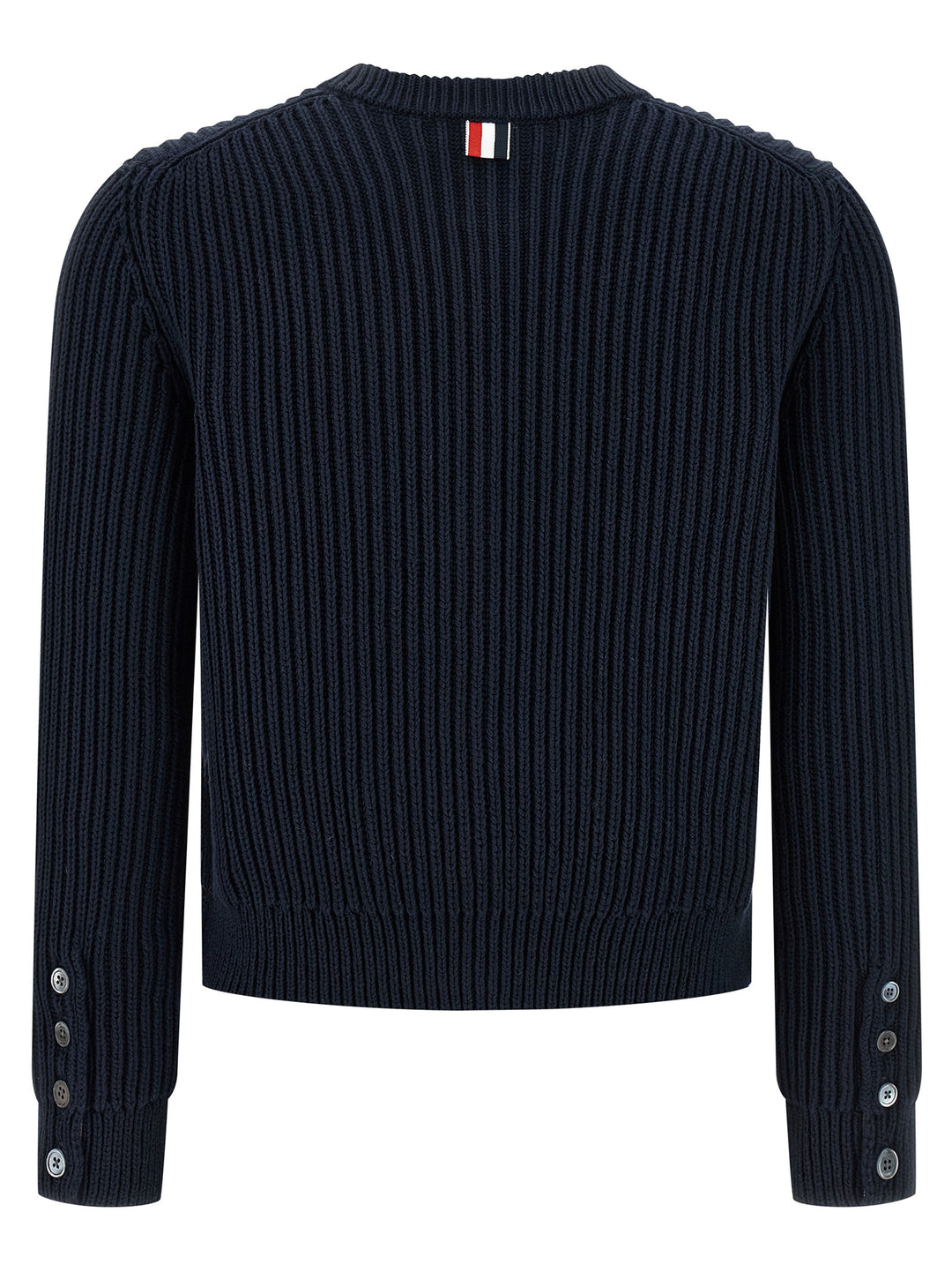 Thom Browne Cropped Cardigan Maglioni - Blu | 04d10b88e9a8348b9b245f507c878ef095b516f2