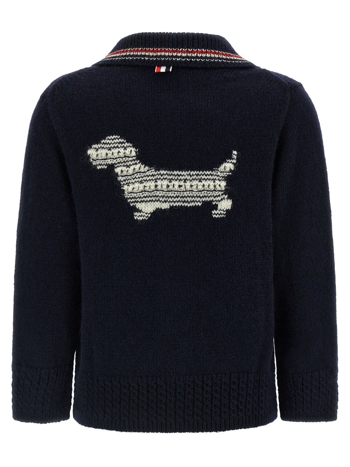 Thom Browne Hector Maglioni - Blu | 1b062633b306dea5d468744396abed7c64c42e28