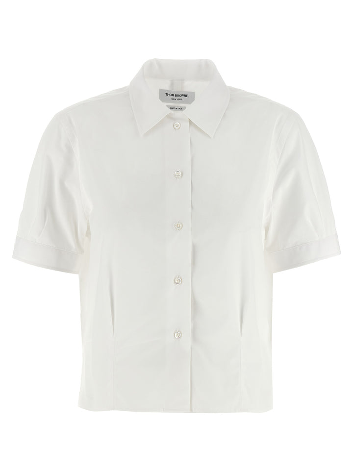 Thom Browne Sash Shirt Camicie - Bianco | c5beaecdb702379c57588f2190a32e82d664ec37
