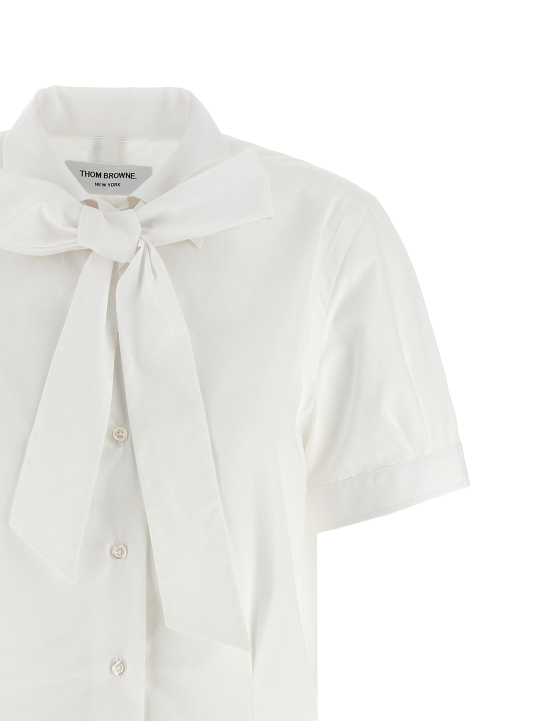 Thom Browne Sash Shirt Camicie - Bianco | 47b0cb5d7e3b46e4efd242d41385ccefc31cb66b