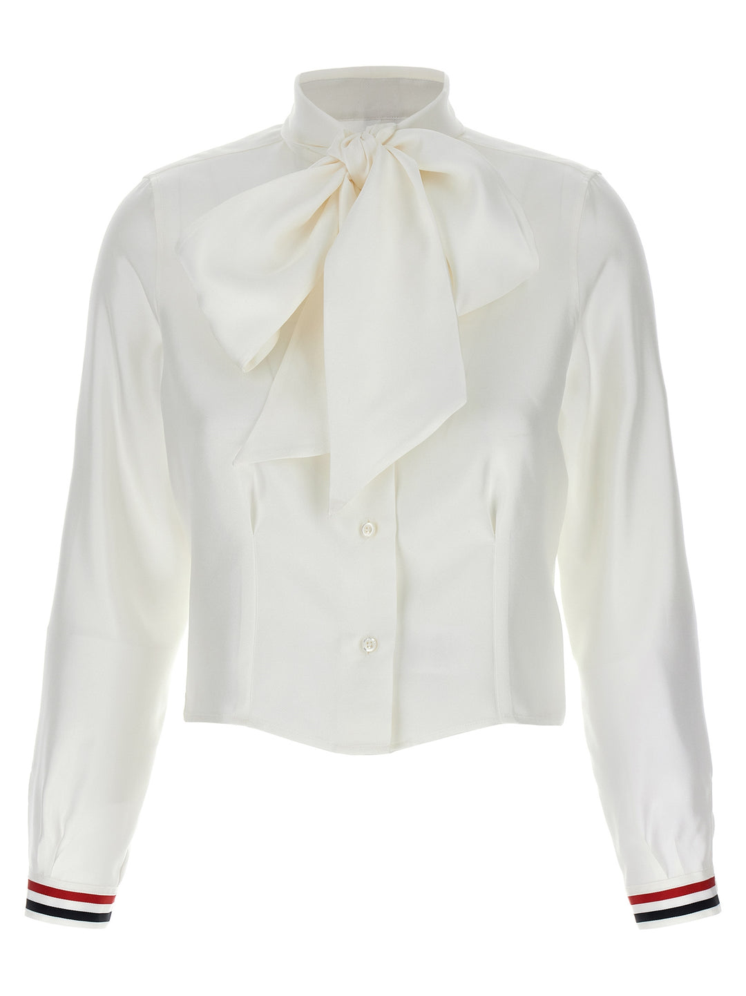 Thom Browne Silk Shirt Camicie - Bianco | 7796fcd9b4a2710fcb16921cc693965d0ac1e817