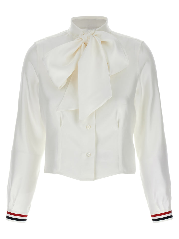 Thom Browne Silk Shirt Camicie - Bianco | 7796fcd9b4a2710fcb16921cc693965d0ac1e817
