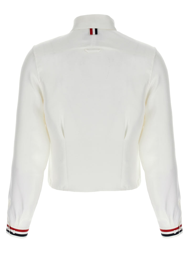Thom Browne Silk Shirt Camicie - Bianco | 8fb9f5ebbe9b8402911b401d0e32700a78627596