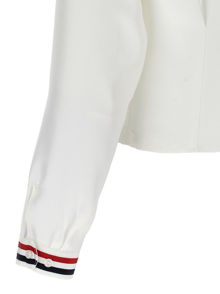 Thom Browne Silk Shirt Camicie - Bianco | 3b8cb21461aa2e237f47c05f6facd3f073780d10