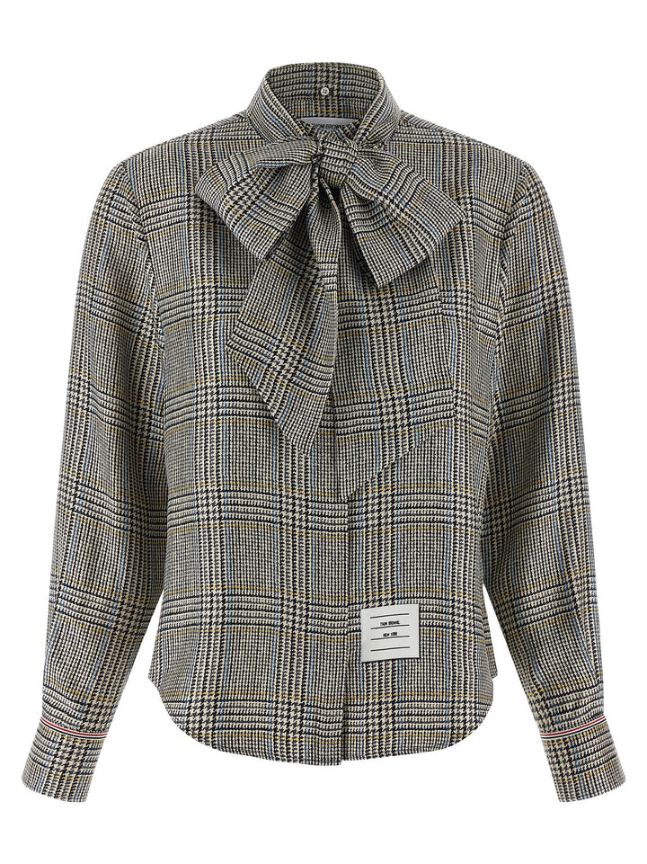 Thom Browne Prince Of Wales Check Shirt Camicie - Multicolor | 3a13c9ffd26b1a31b62a8e36a24b84eac921f897
