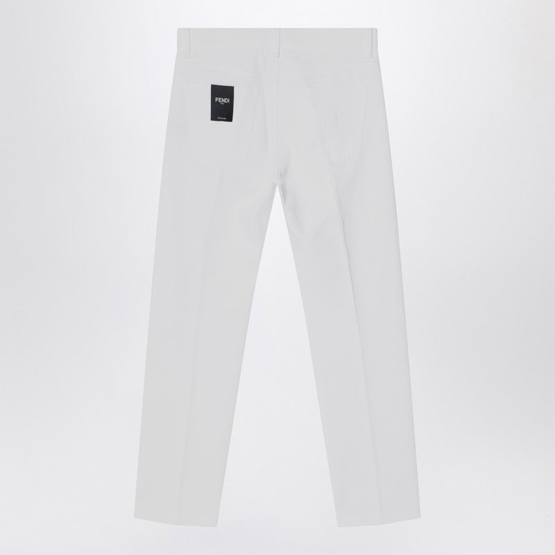 Fendi Pantaloni - Bianco | ef3f6e99e16079f5aa119dc1d9196092826ec13f