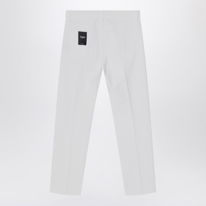Fendi Pantaloni - Bianco | ef3f6e99e16079f5aa119dc1d9196092826ec13f
