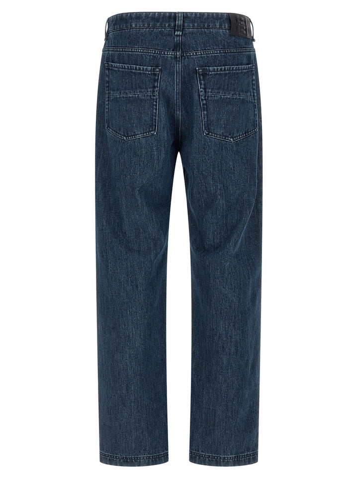 Fendi Ff Inner Jeans - Blu | 7199ab09f72e59de129e5c44f4d9d7f8940050de