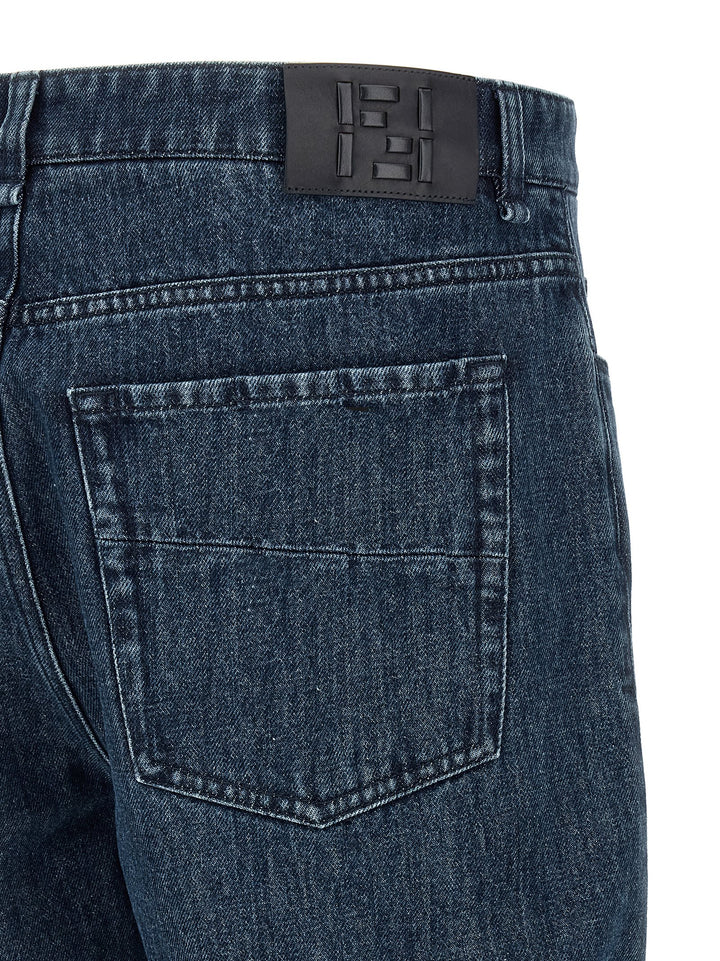 Fendi Ff Inner Jeans - Blu | a4ac3b2f00bdfc233bbf5c5d82342529bf95bd0a
