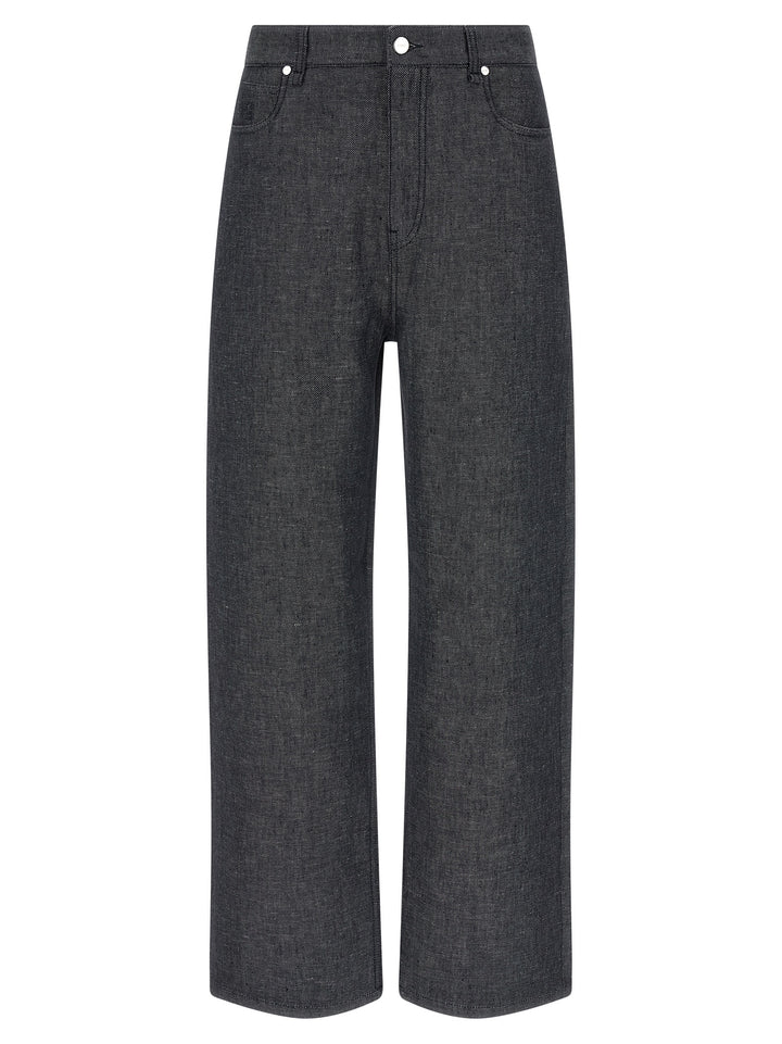 Fendi Ff Selleria Jeans - Grigio | 3f3f48e05a25e21a08871b067a963886b76dd4d2