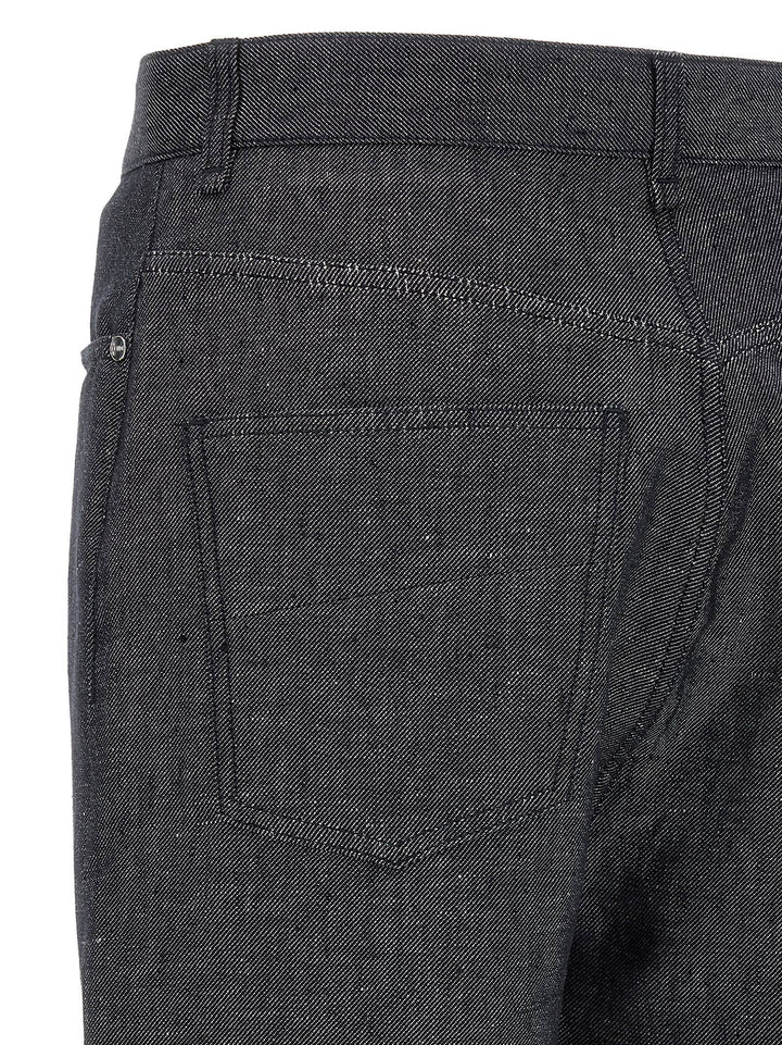Fendi Ff Selleria Jeans - Grigio | 3910d574aaa7af49718690e33e12ac565eb921d9