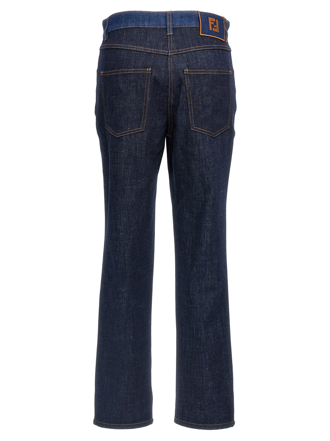 Fendi Two-Tone Jeans - Blu | 6783effb5781480bad000ec4558ba4abbb0b514e
