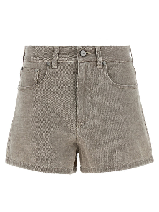 Fendi Stamp 1925 Bermuda E Short Beige