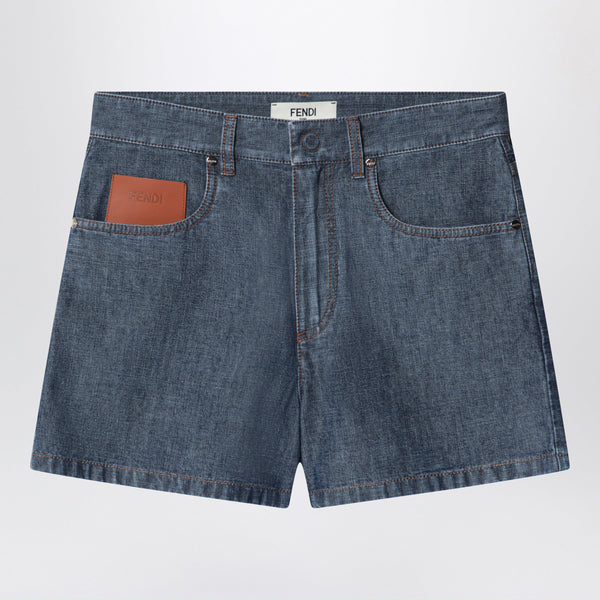 Shorts de mezclilla azul marino