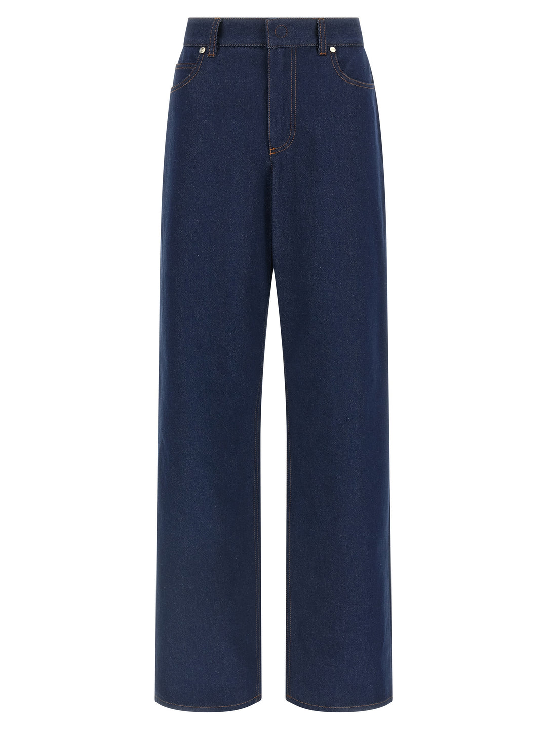 Fendi Ff Reverse Jeans - Blu | ce9b3afe5926dbb7382ecac74a9d3dcbb6794a77