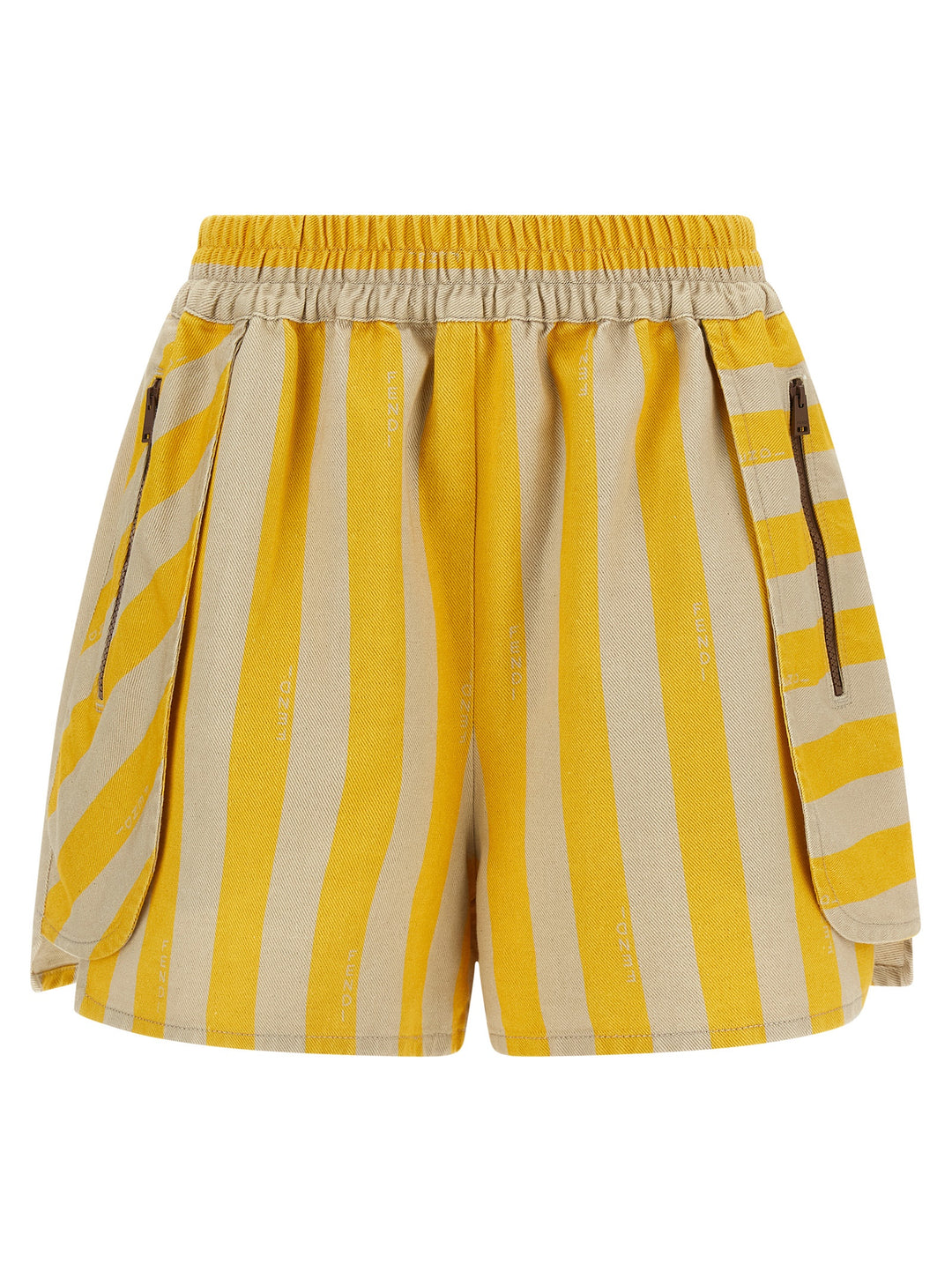 Fendi Pequin Striped Shorts Bermuda e Short - Giallo | 6f26cea4d9b68ceb97073d578d4c53caa06e0920
