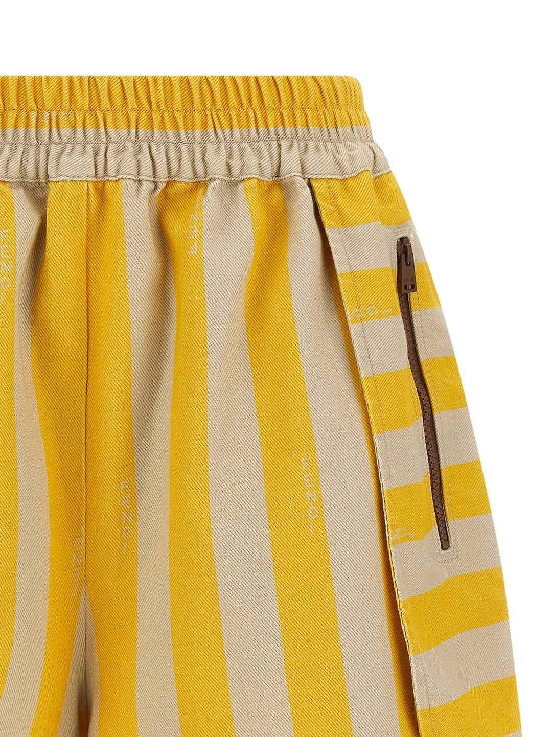 Fendi Pequin Striped Shorts Bermuda e Short - Giallo | e15c01e7d77337500a1f52033caf008f6545514c