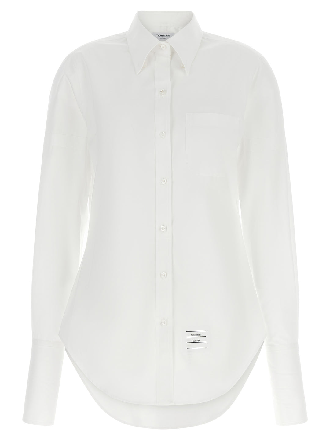 Thom Browne Button-Down Shirt Camicie - Bianco | 3d34d7dff2ce28edc23196105bf4134486f3485e
