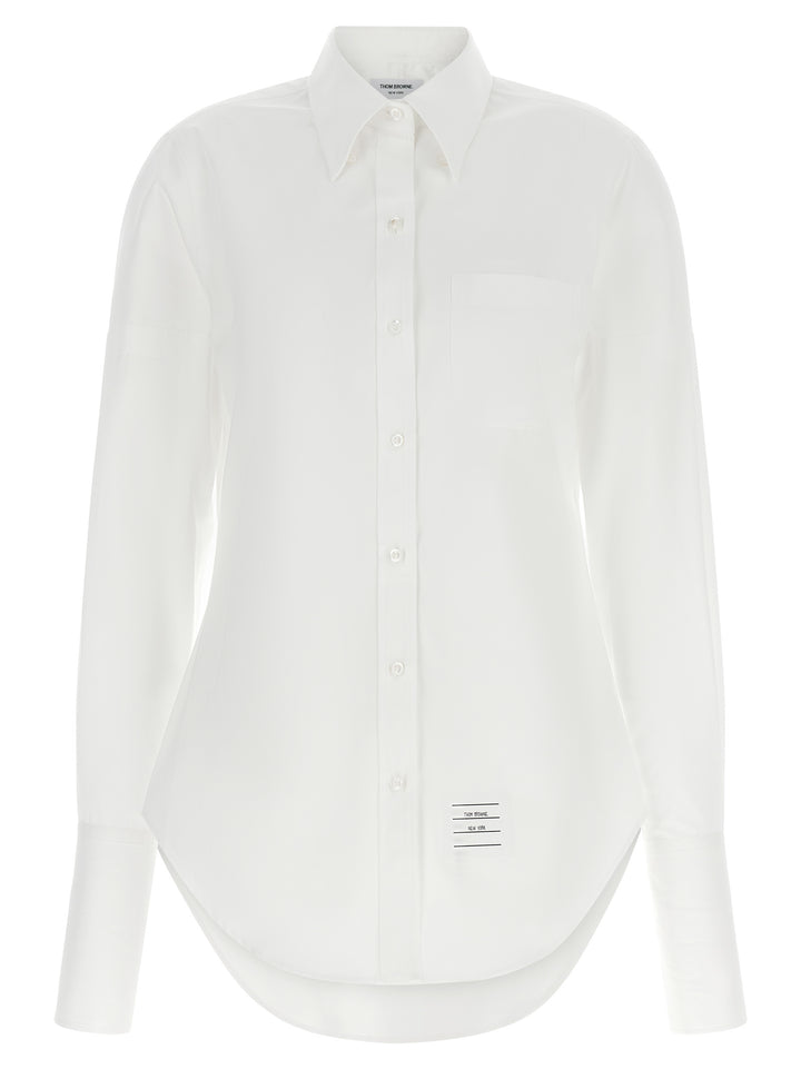 Thom Browne Button-Down Shirt Camicie - Bianco | 3d34d7dff2ce28edc23196105bf4134486f3485e