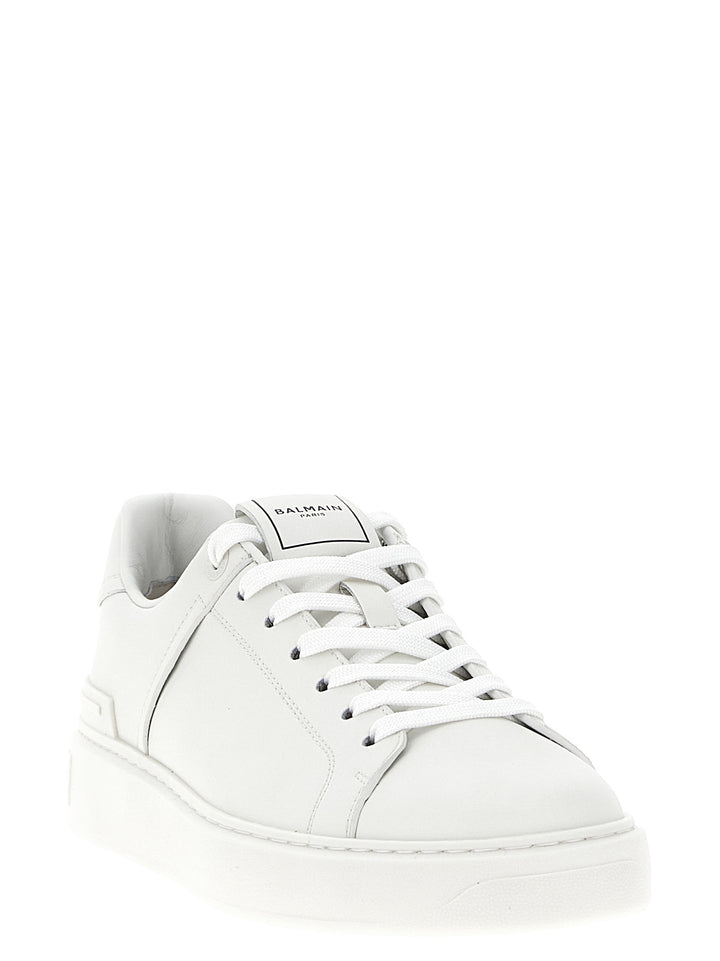 Balmain B-Court Sneakers - Bianco | 2a283d651b88ca10c76b8a71a8493471a629a209