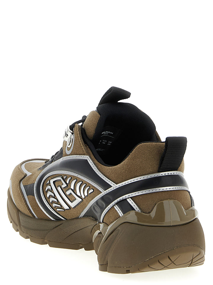 Balmain Cosmic Dust Sneakers - Verde | bbf6b1a70ad425acfefd853c69bc1ff723978a22